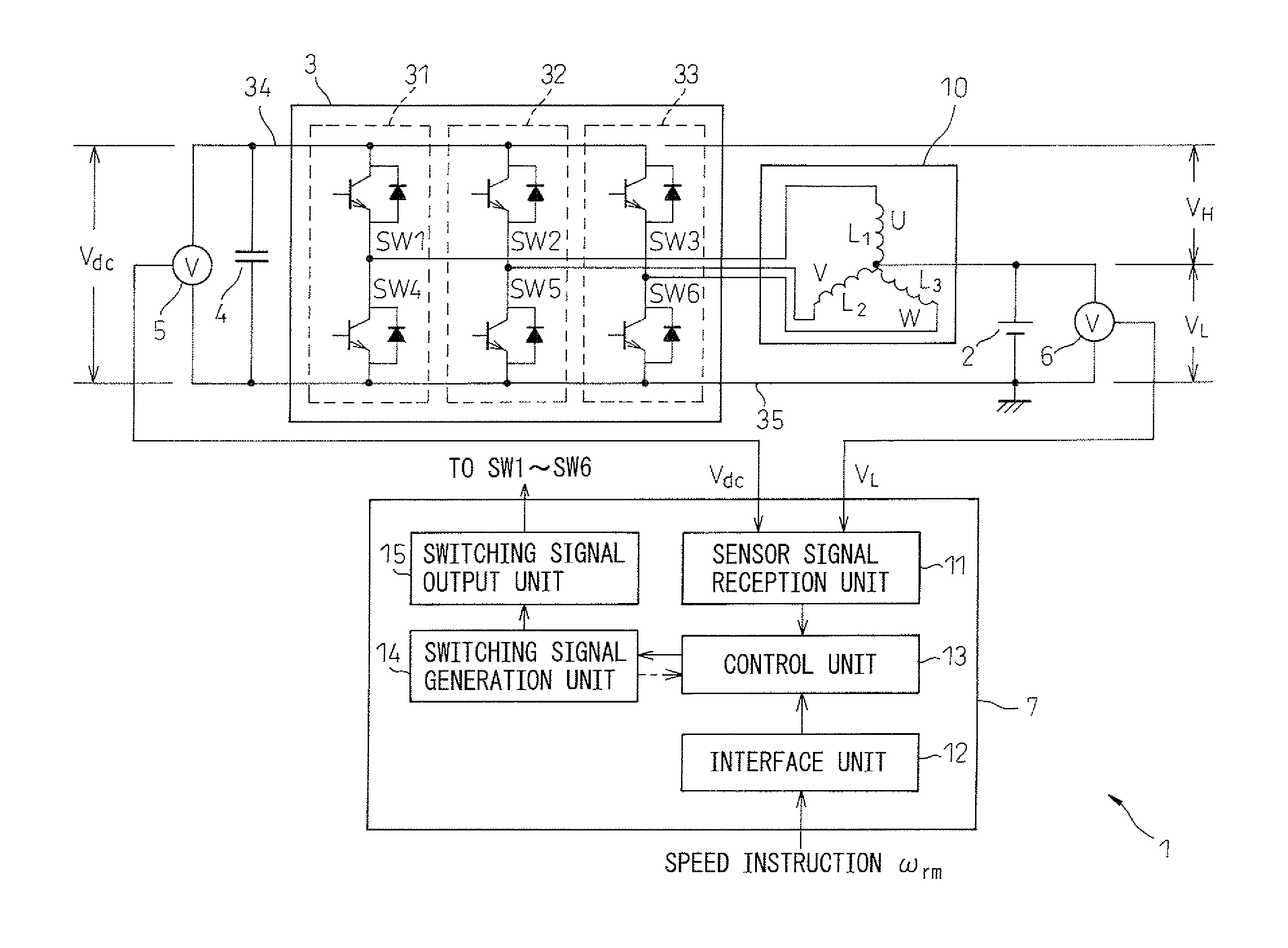 Electric motor drive device, control method of electric motor drive device, and electrically driven device