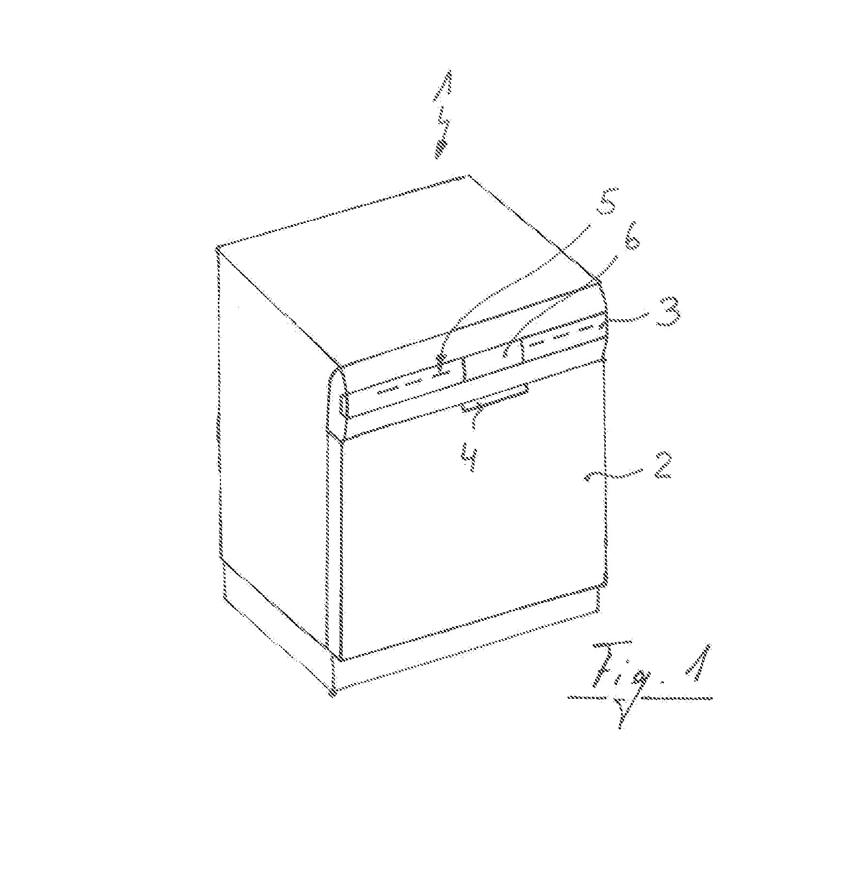 Domestic appliance with at least a display window