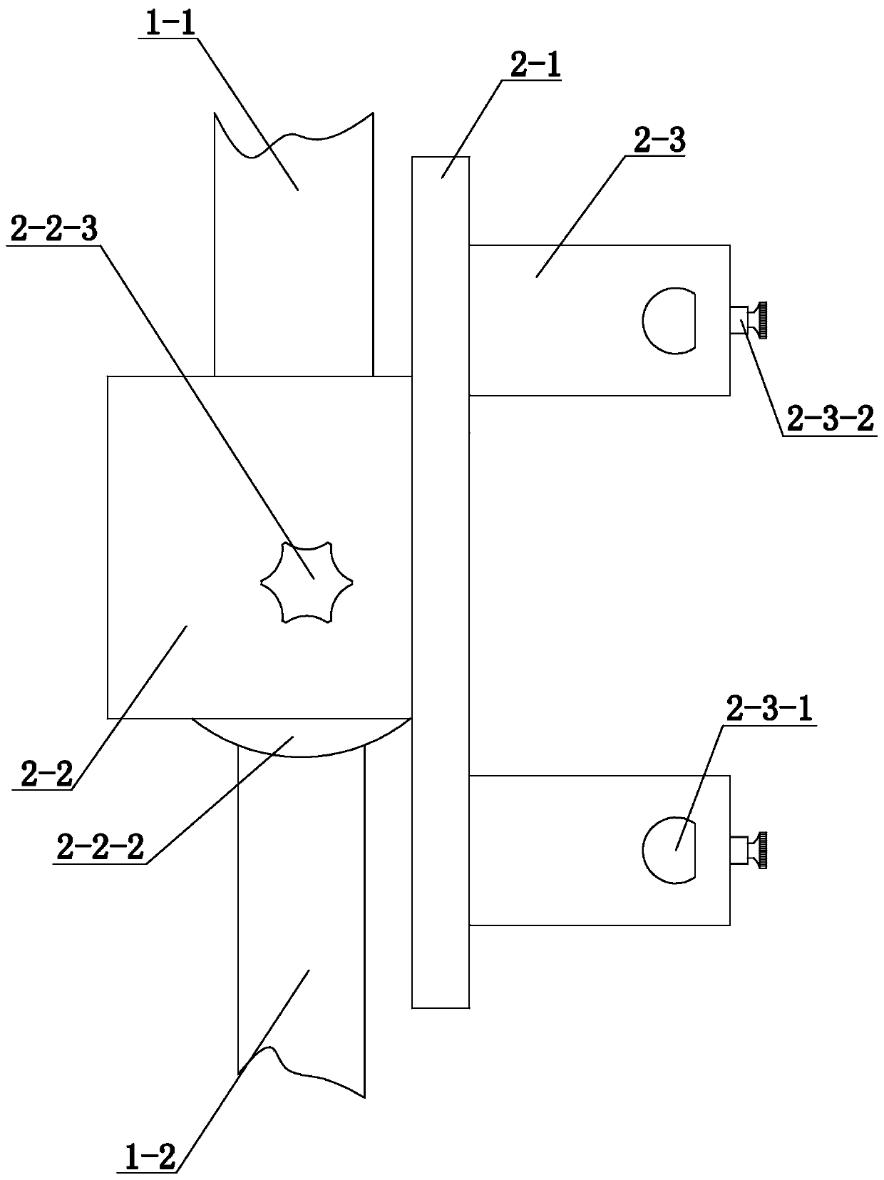 A force line measurement angle positioning device for osteotomy around the knee joint