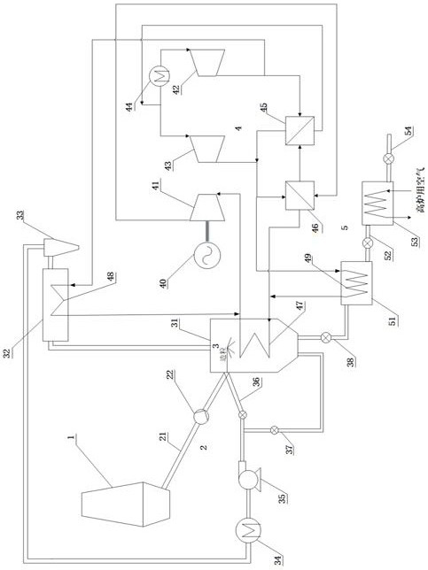 Blast furnace slag granulation and waste heat recovery system