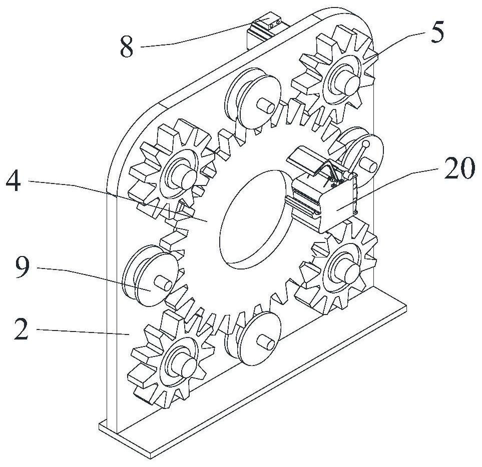 Automatic bandage winding device for hand surgery department