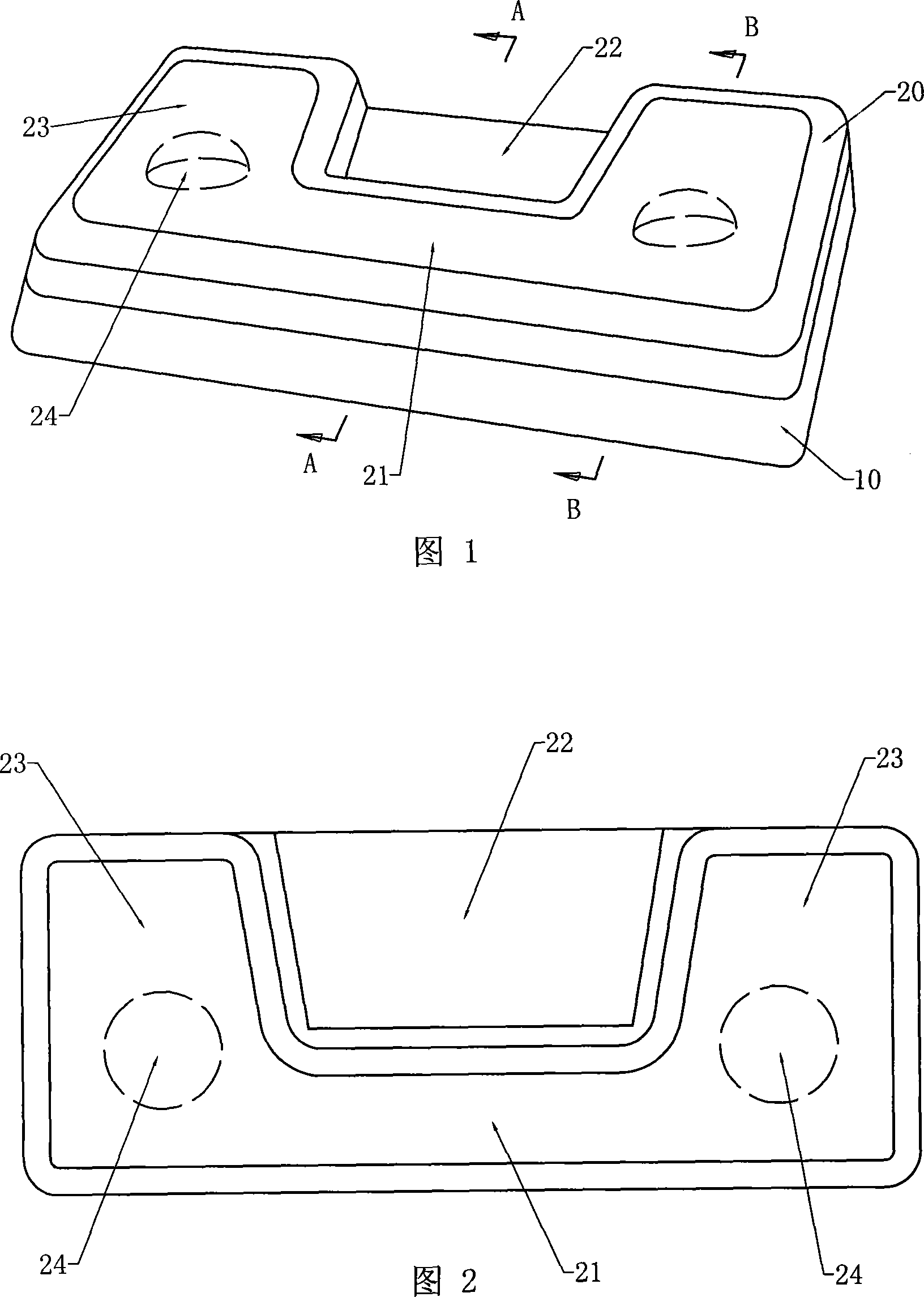 Cervical vertebra recovering pillow