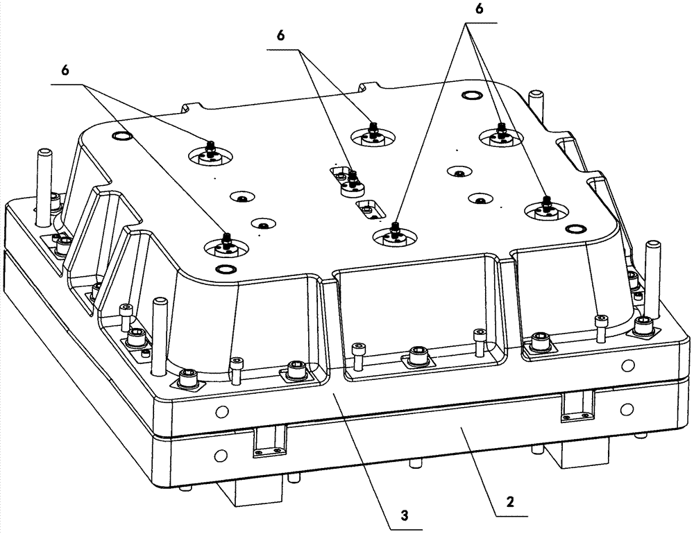 Forming method for shell of airplane cover