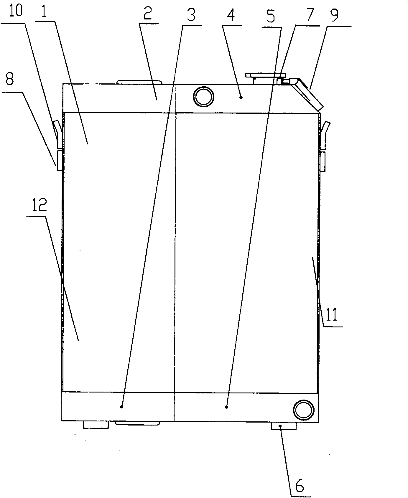 Oil and water combined heat exchanger