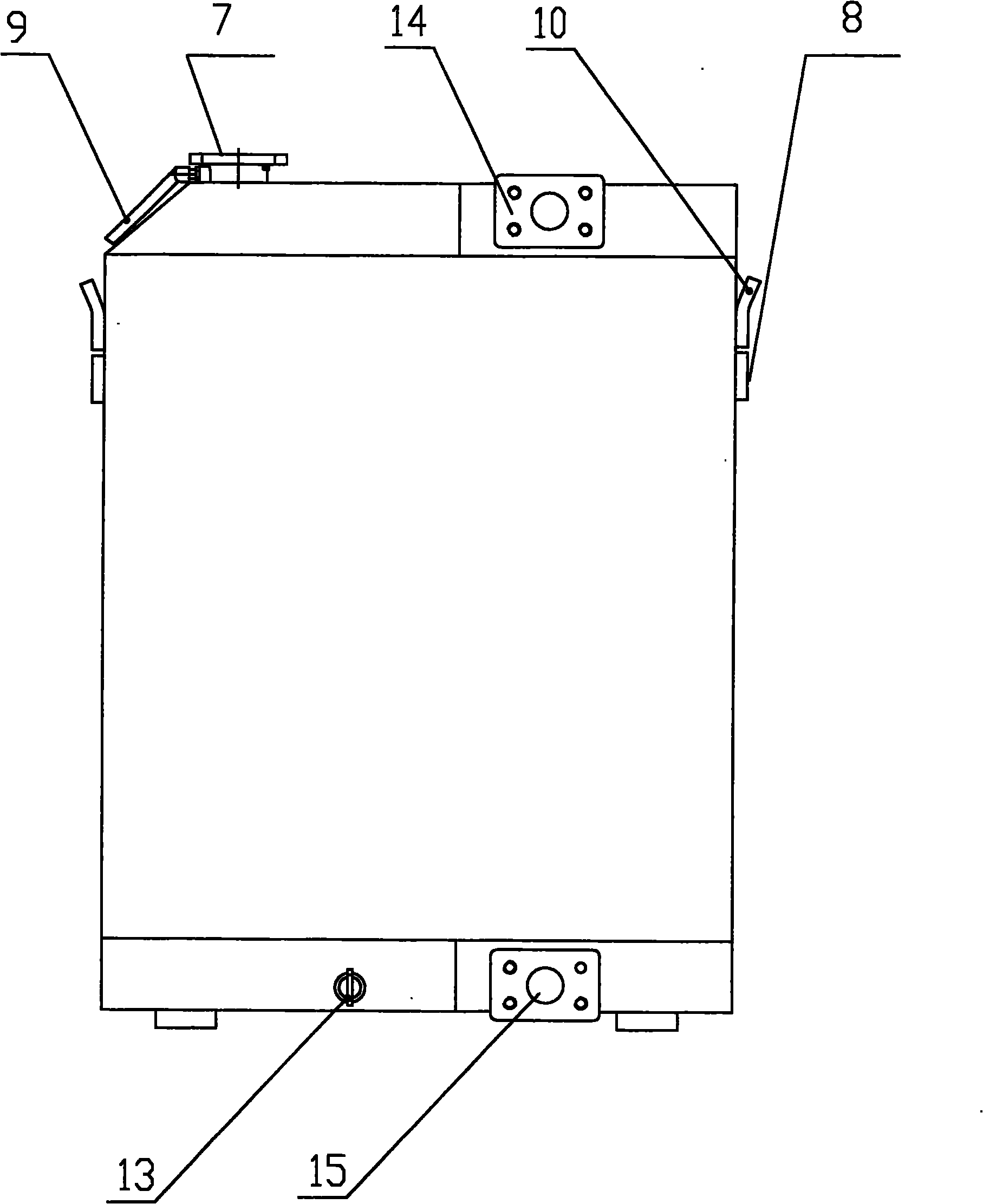 Oil and water combined heat exchanger