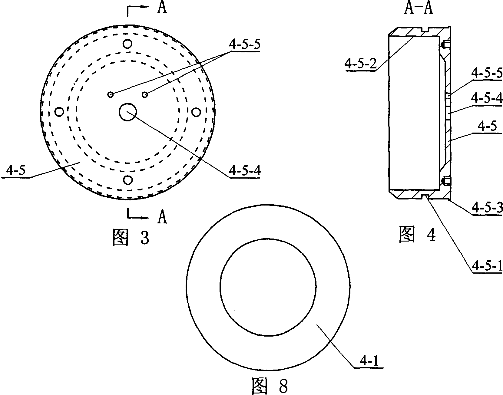 Plane framework supporting structure capable of steel charge expansion