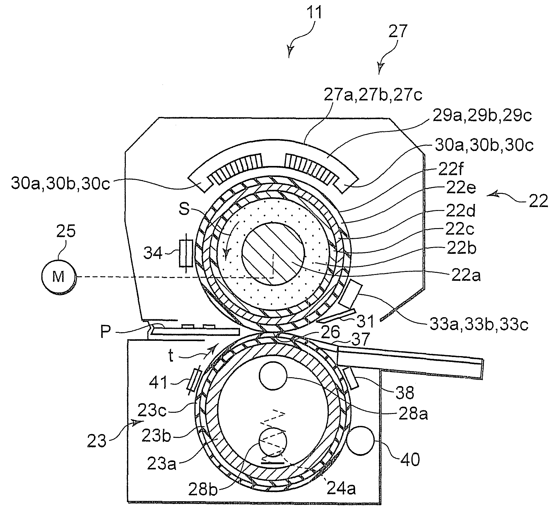 Fixing device for image forming apparatus and control method thereof