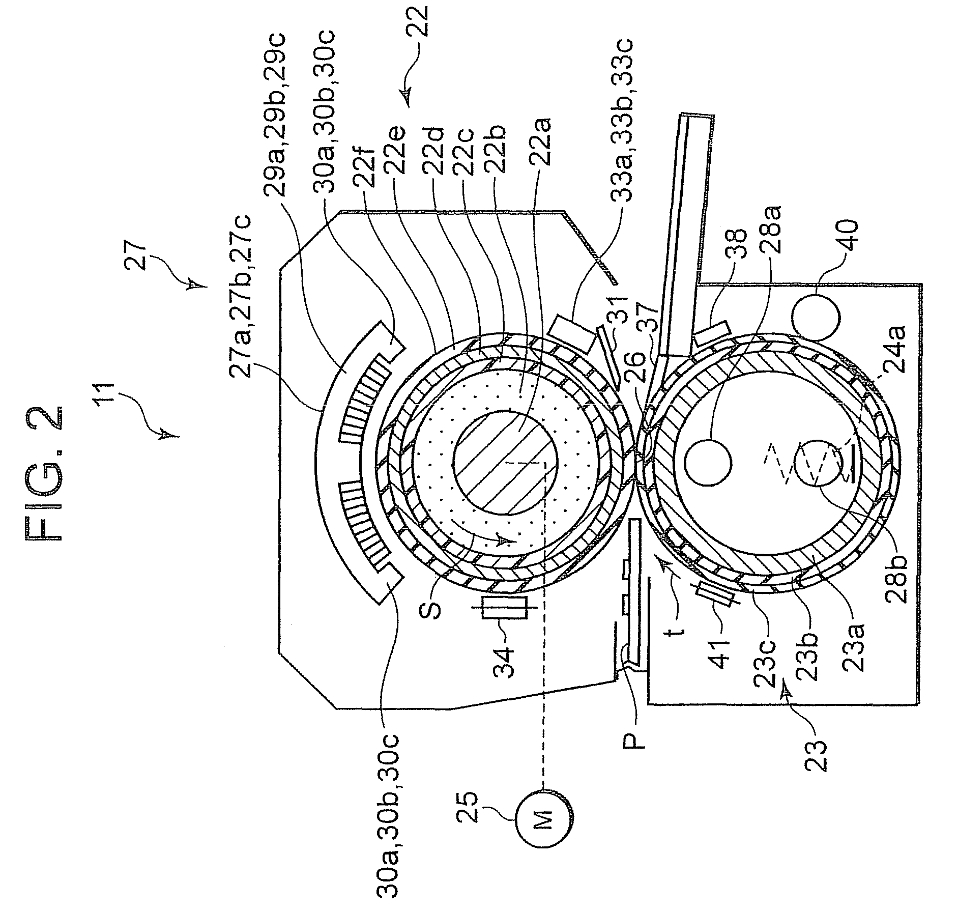 Fixing device for image forming apparatus and control method thereof