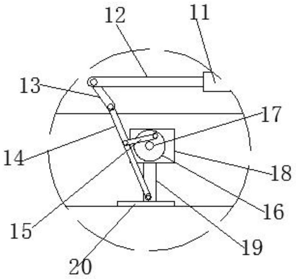 Feed feeding device for animal husbandry