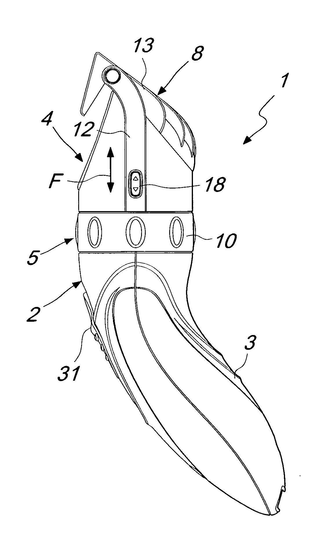 Manually-operated hair clipper