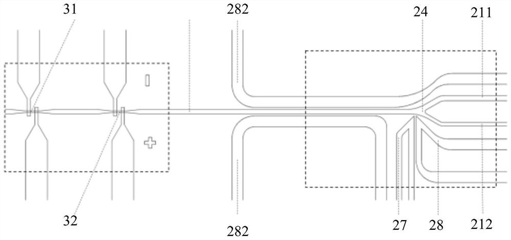 Micro-fluidic chip for sorting single cells and detection method