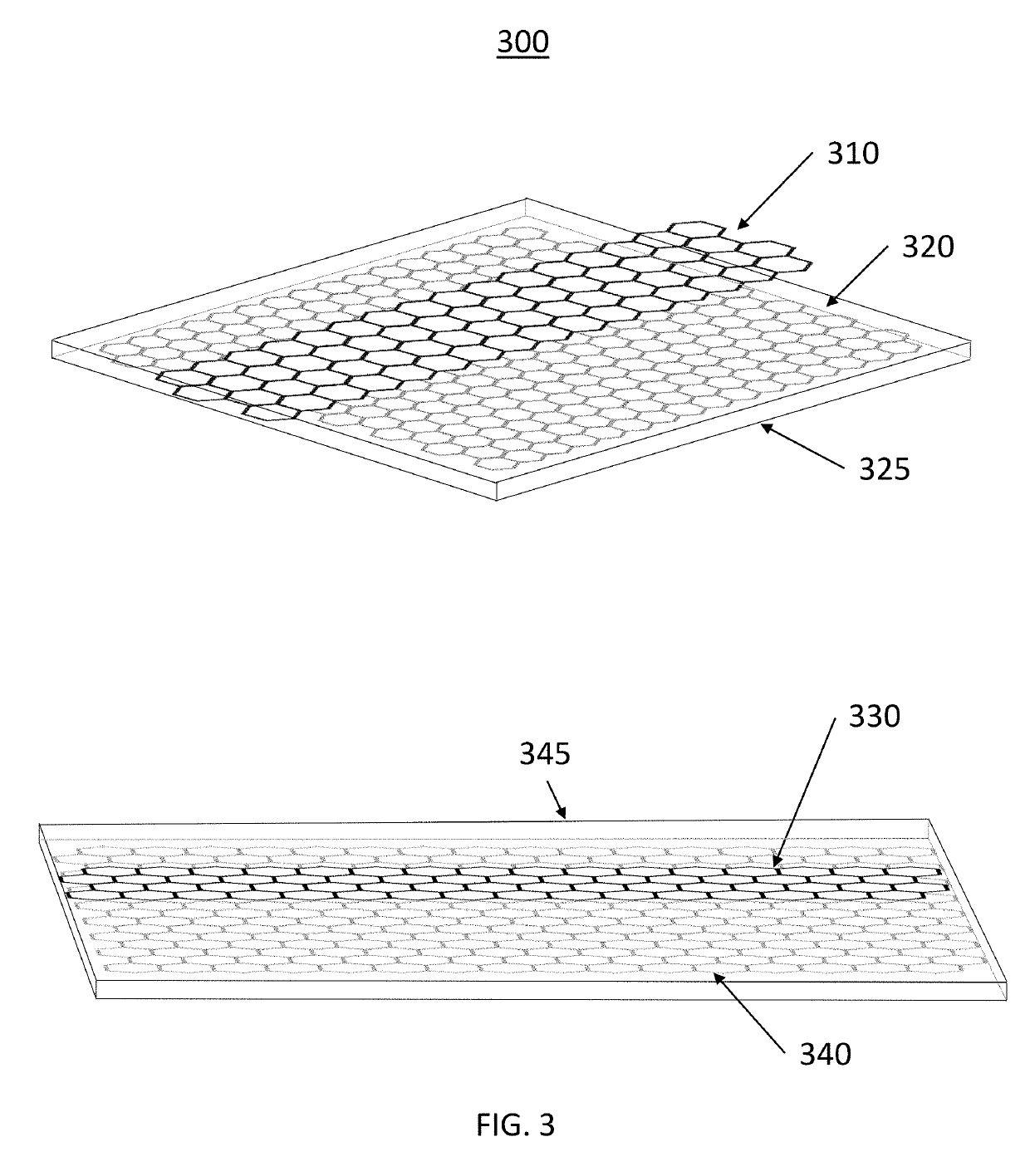 Method and apparatus for semitransparent antenna and transmission lines