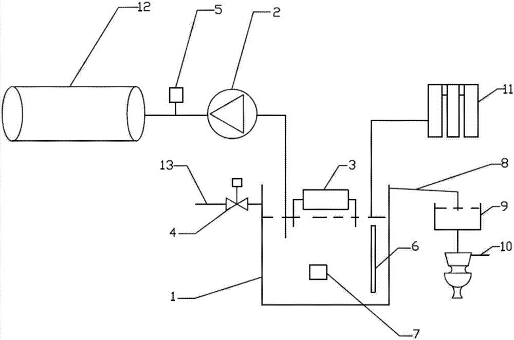 Waste water recycling system of water purifier and method for recycling waste water of water purifier