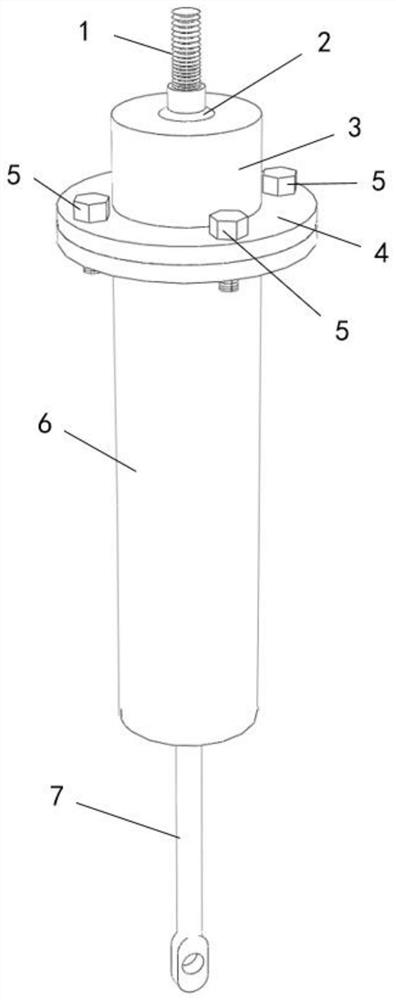 Suspension insulator connecting device for improving anti-seismic property of converter valve tower