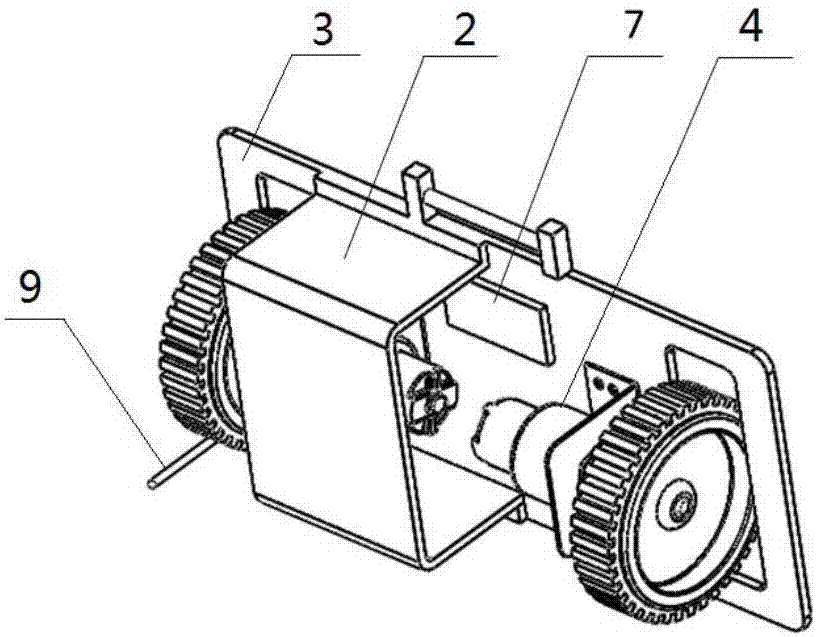 Light wall climbing robot and detecting method thereof