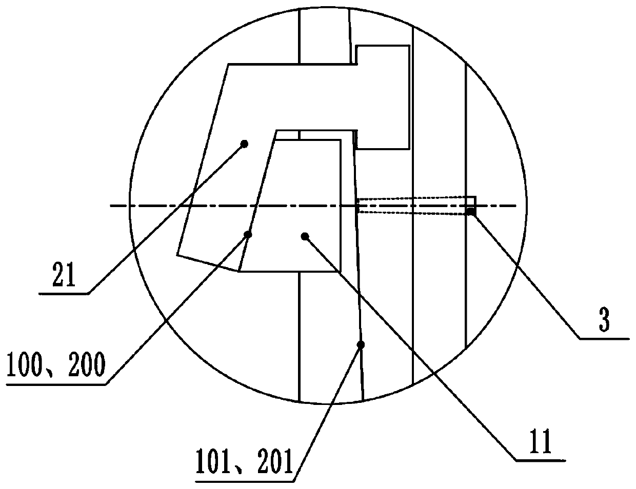 Submersible sewage pump coupling and lifting device and mounting method thereof