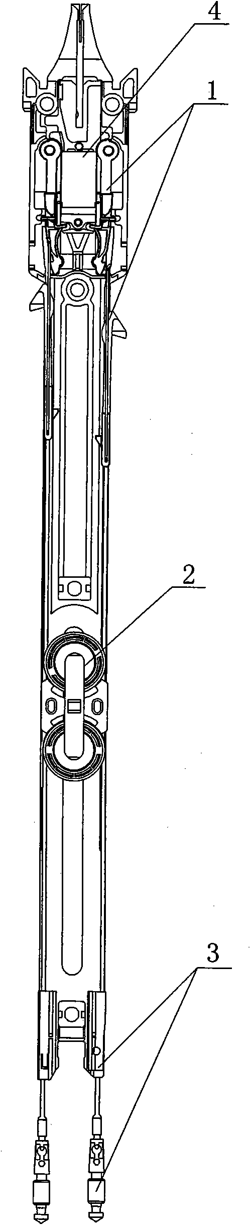 Novel electromagnetic valve component of electronic jacquard machine