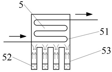 Double-vibration heat pipe heat exchanger combination and ground source heat pump system thereof