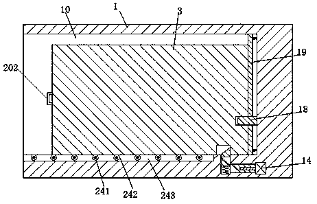 Electric meter box device with characteristic of convenience replacement