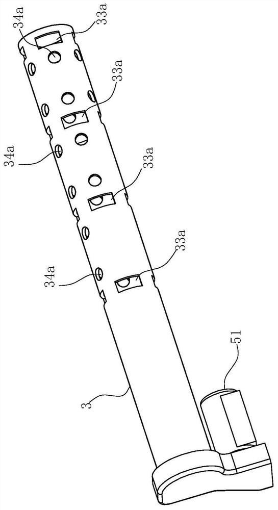 A gas distribution device and a gas water heater using the device