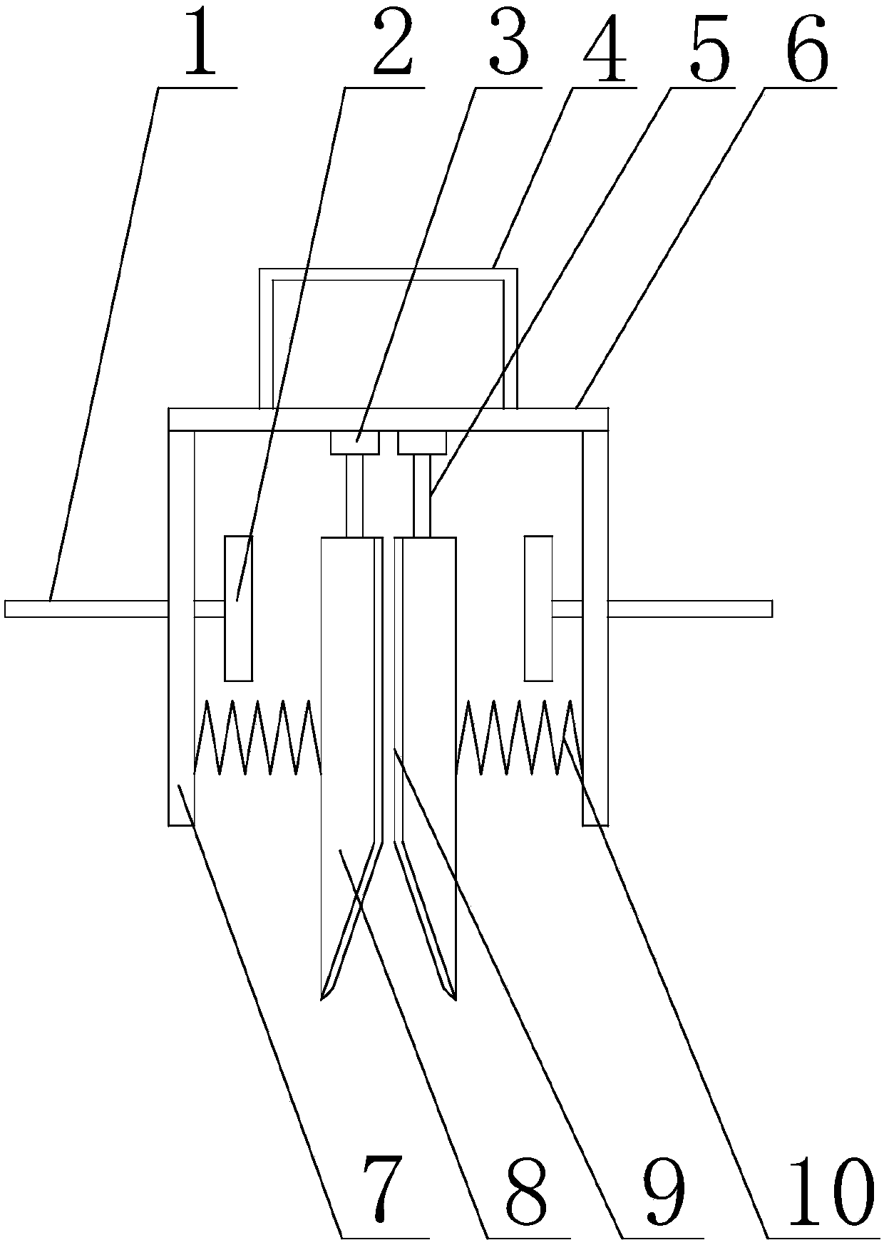 Fixing equipment used in production process of laminated glass