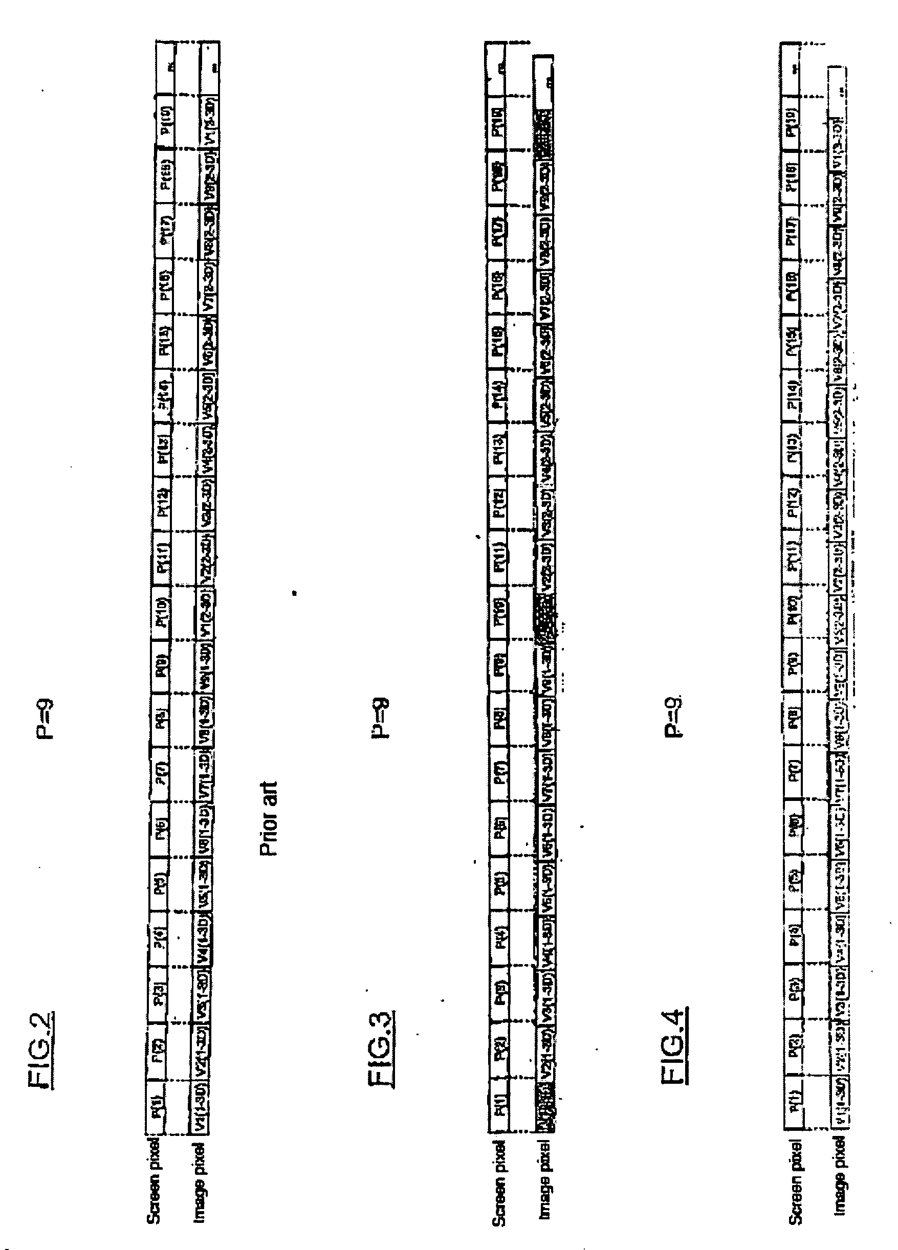 Method and Device for Autosterioscopic Display With Adaptation of the Optimal Viewing Distance