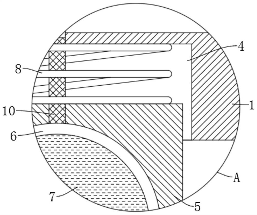 Medicine smearing device for endocrine nursing