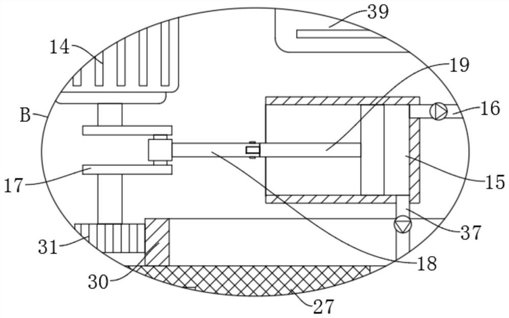 Medicine smearing device for endocrine nursing