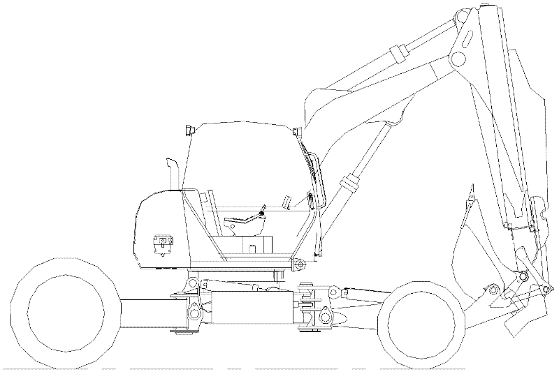 Walking construction machinery and its temperature control system