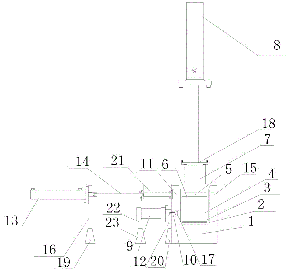 Heavy bamboo square stock production line provided with durable dies and bringing convenience for collection of pins