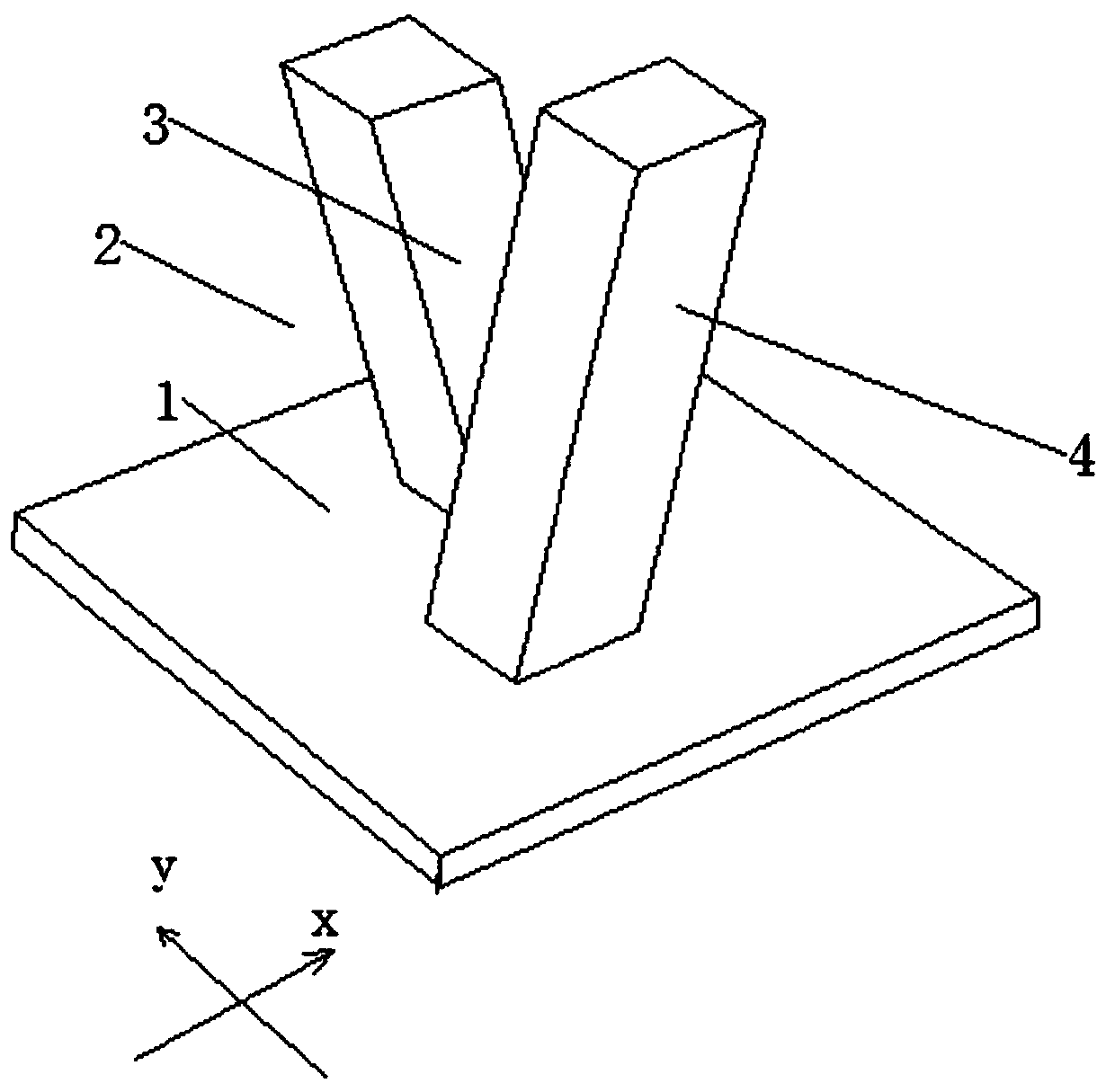 Inclination nanorod-based circular dichroism structure