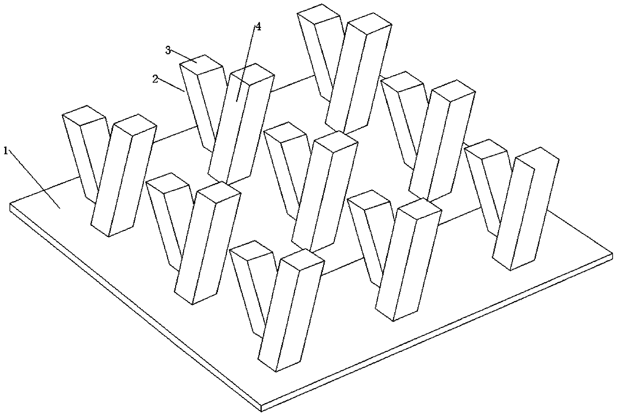 Inclination nanorod-based circular dichroism structure