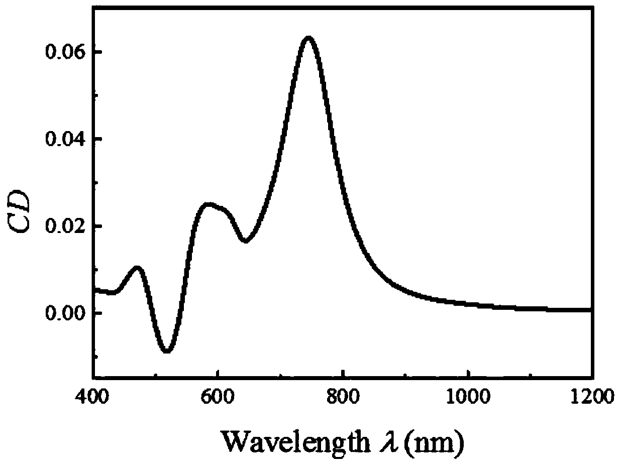 Inclination nanorod-based circular dichroism structure