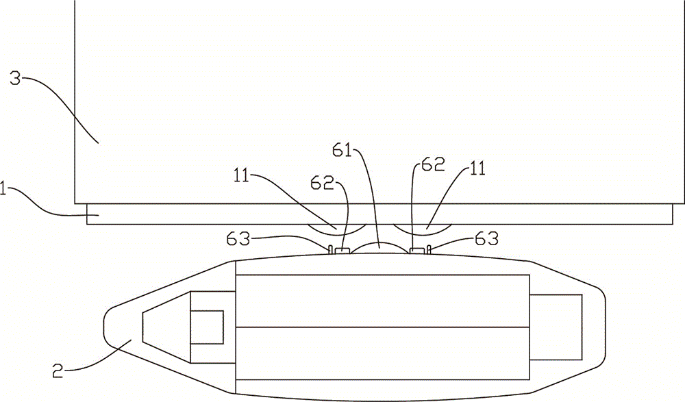 Ferry docking locking device with splash-proof structure