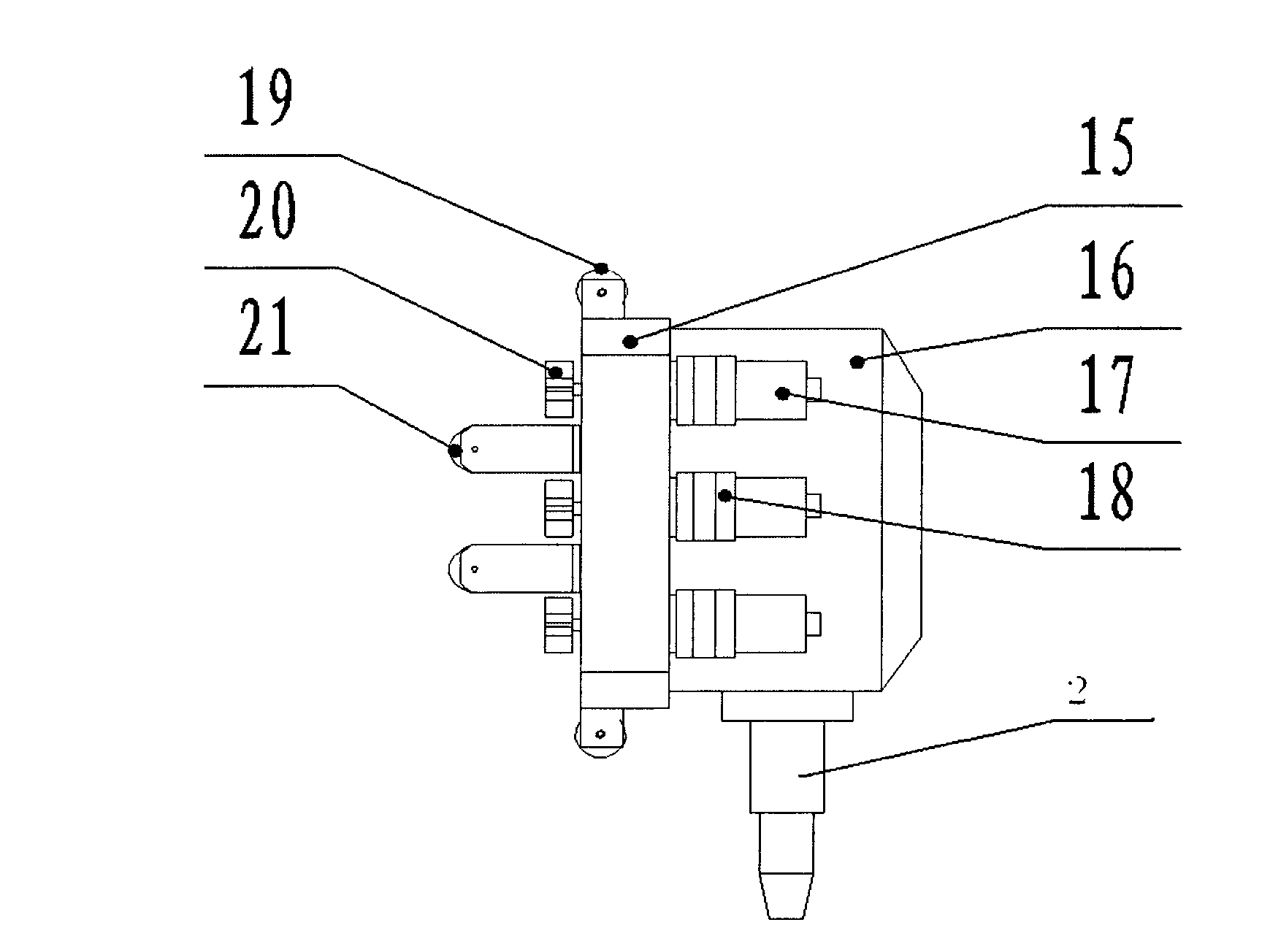 Gear rack lifting drilling machine