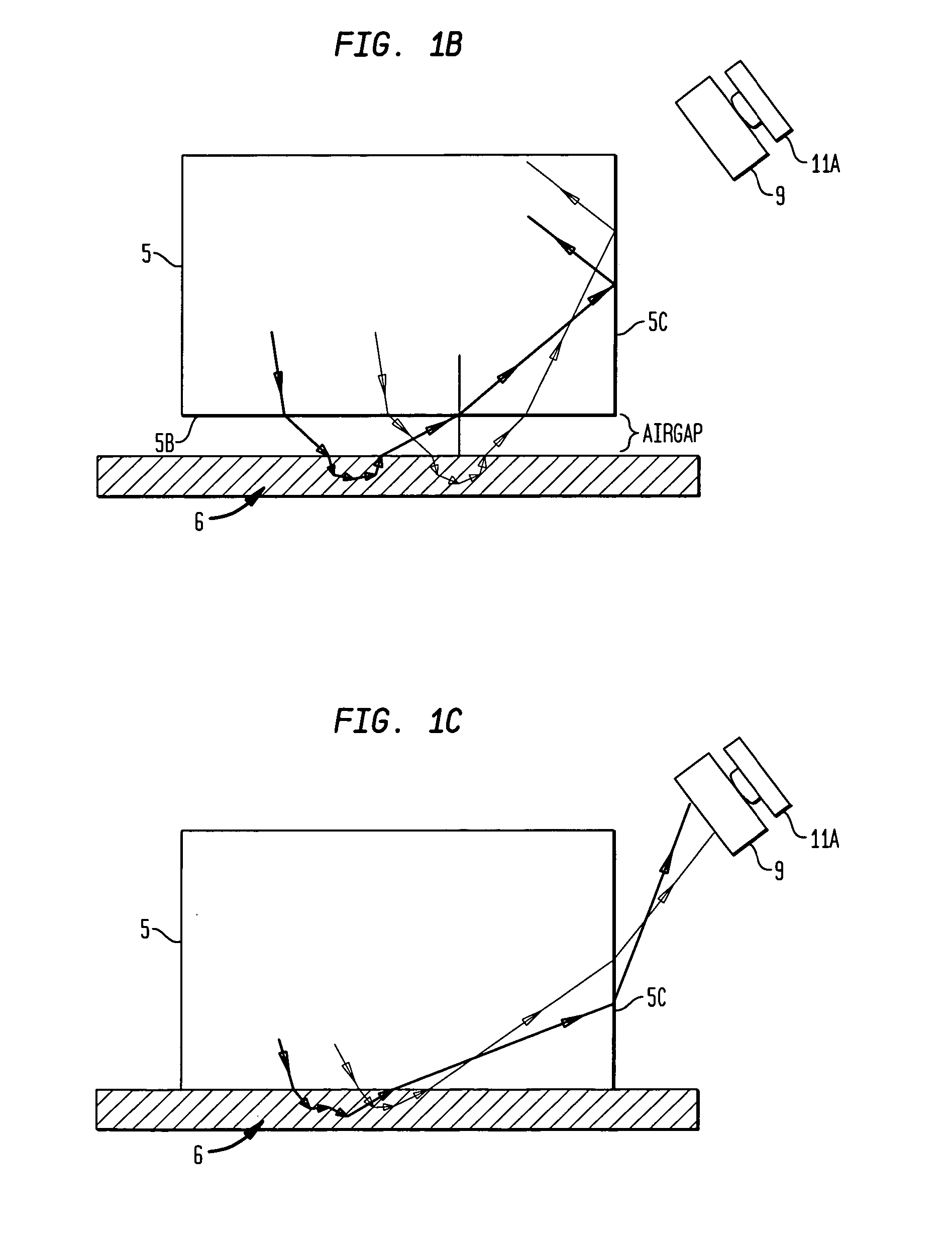 Skin optical characterization device