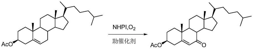 Synthesis method of vitamin D3 intermediate 7-ketocholesteryl acetate