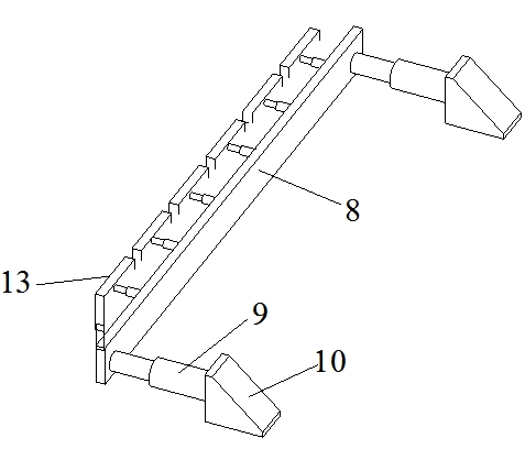 Cut-and-fill three-dimensional simulation test device and method