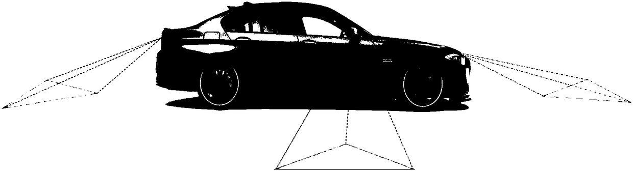 A processor for calibrating an automotive look-around system