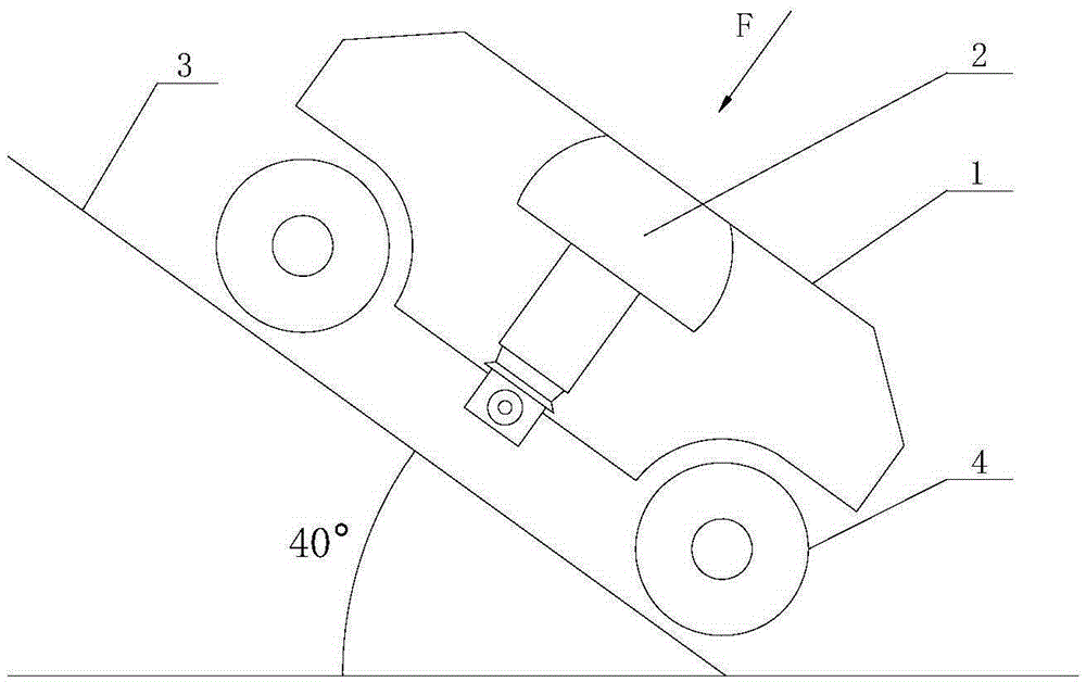 Motion platform for underwater steep slope and underwater detection robot