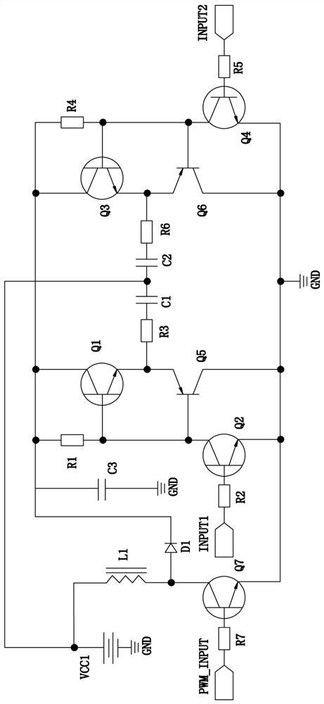 Intelligent jacquard piezoelectric ceramic positive and negative double-voltage driving circuit and warp knitting machine