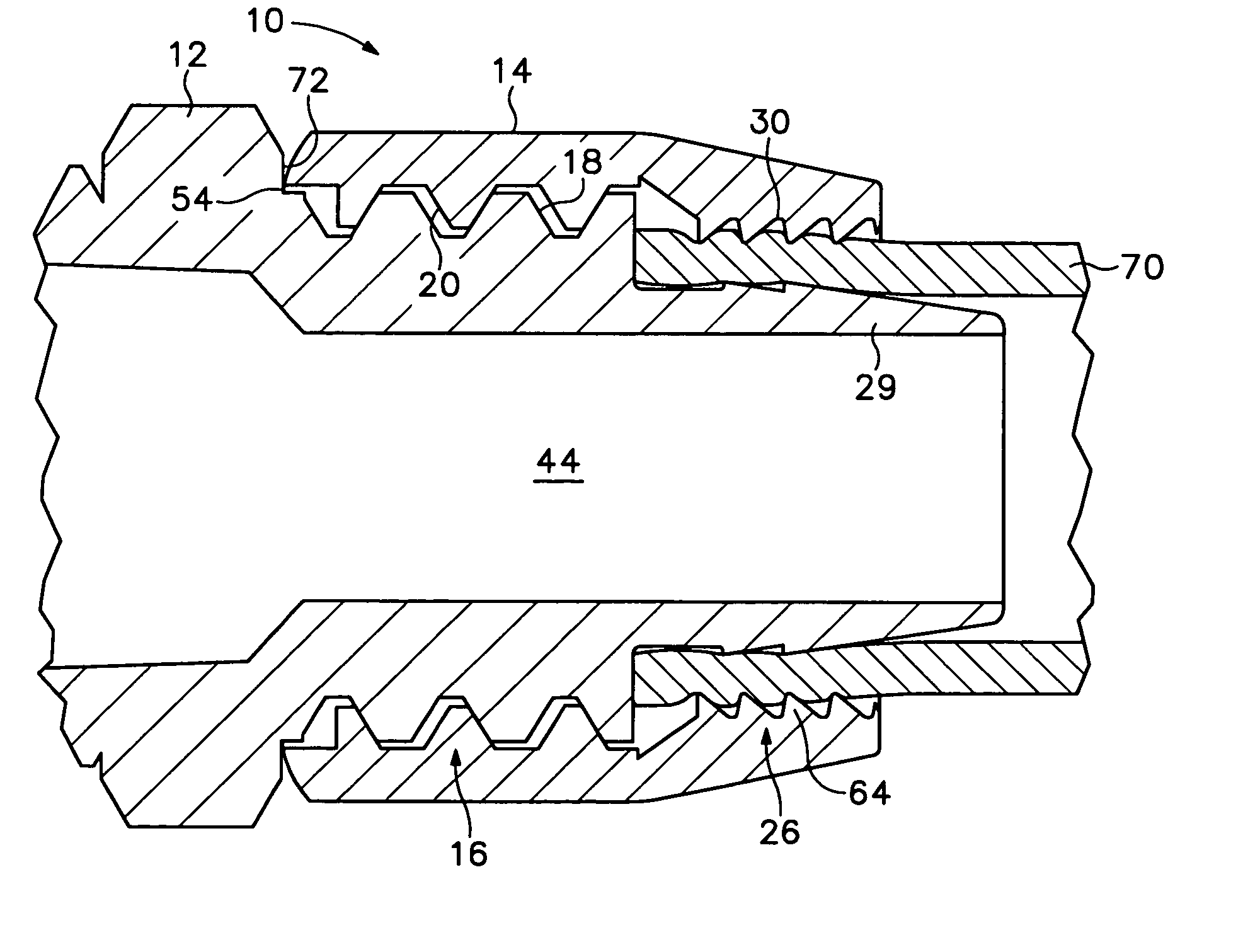 Hose coupling device