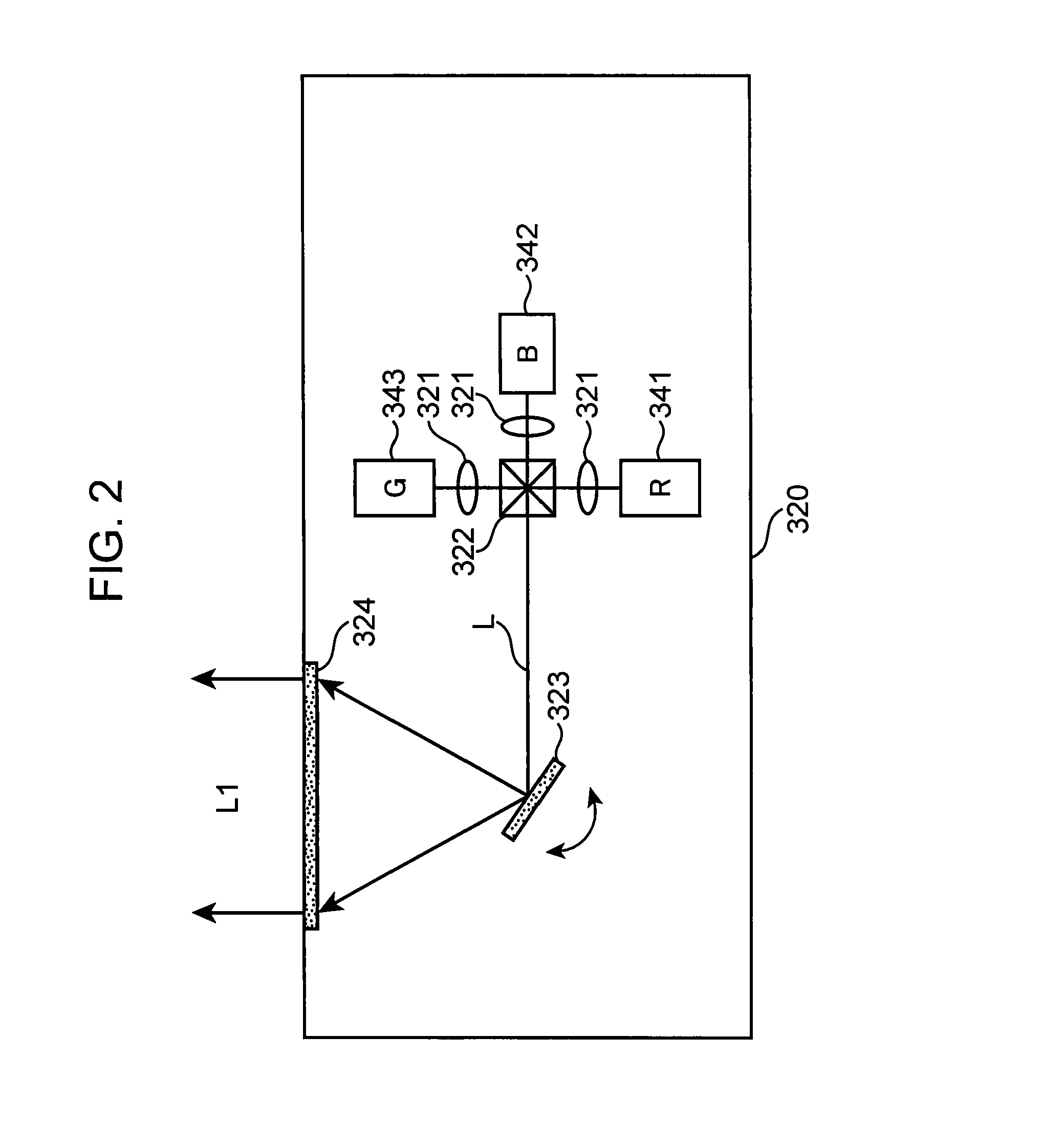 Transmissive display device