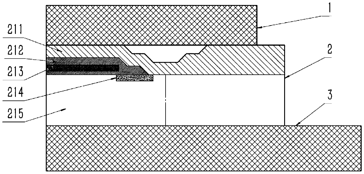 Packaging structure of power MOSFET chip