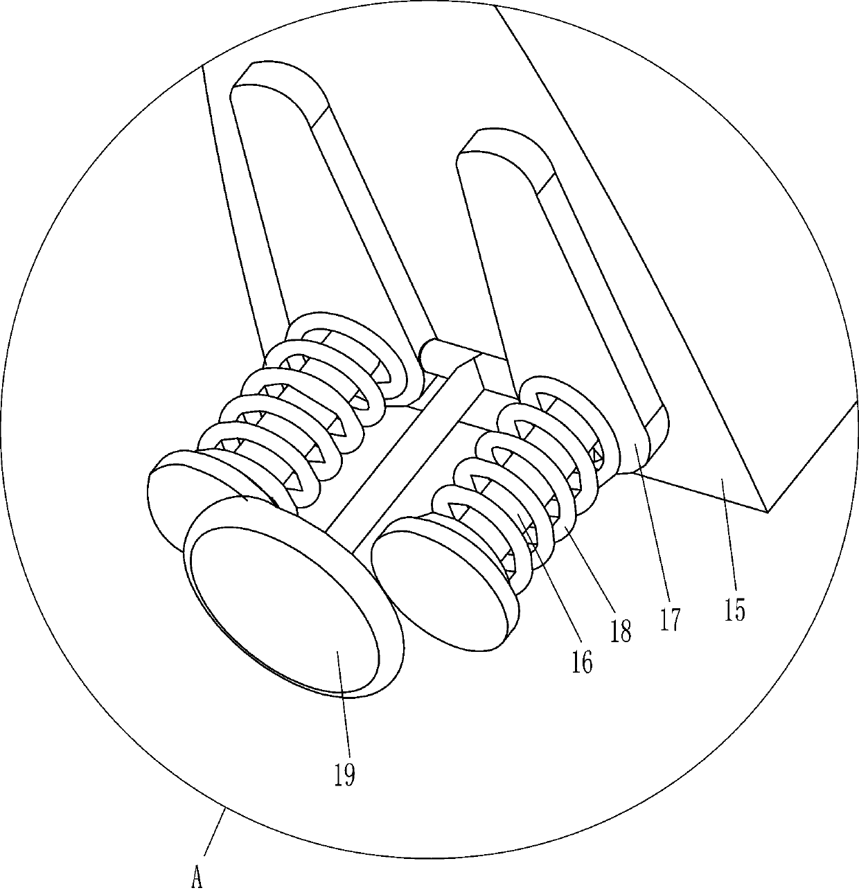 Hip cleaning brush for pediatrics