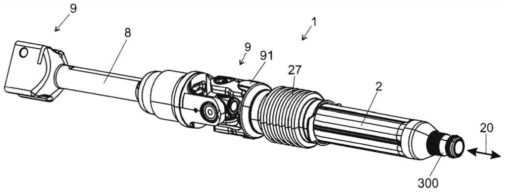 Steering axles for motor vehicles