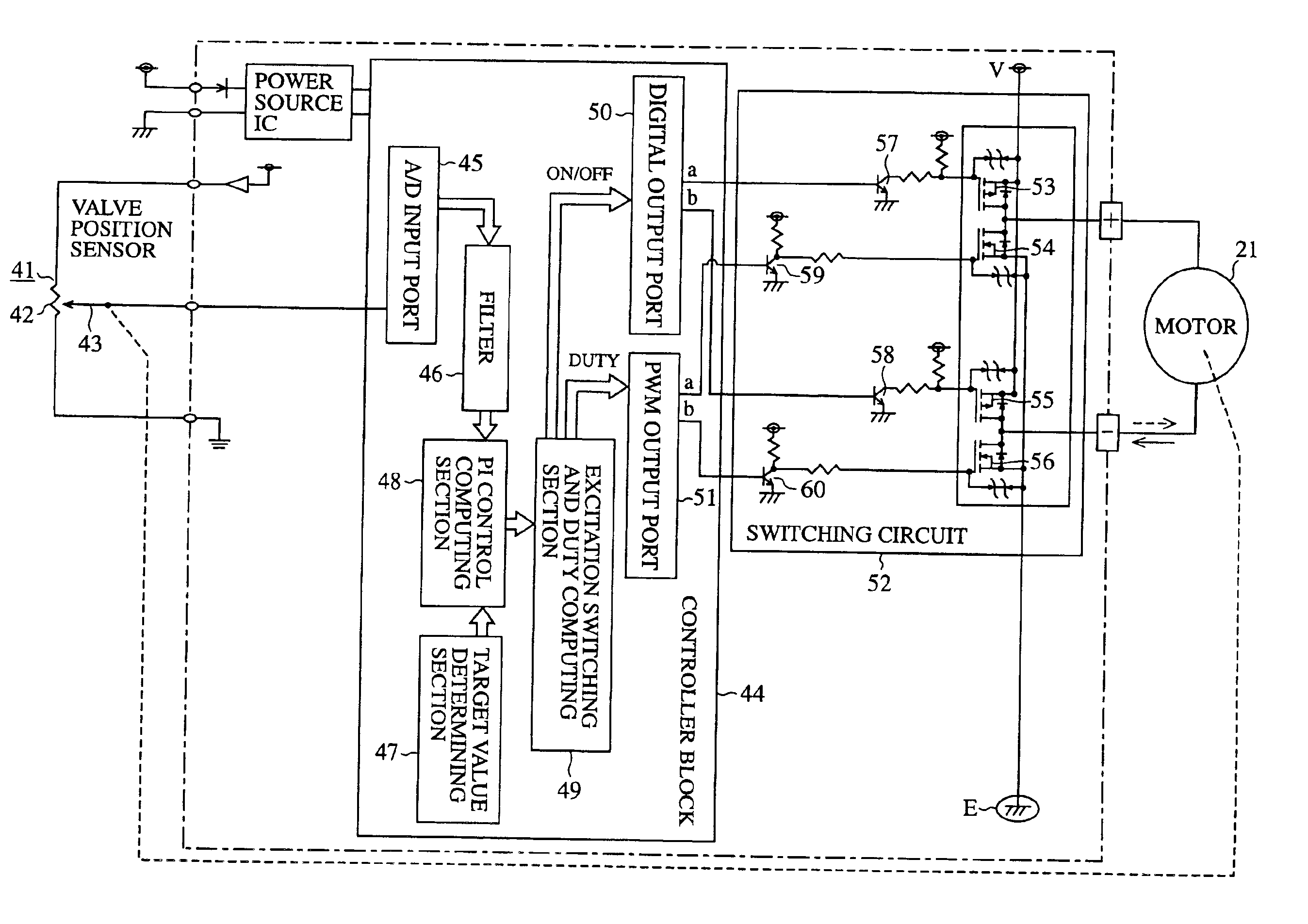 Brake for DC motor