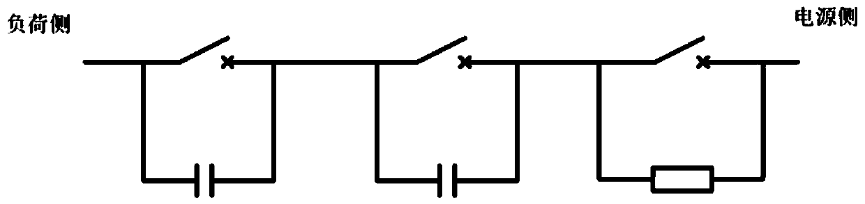 Simulation method and system for electric arc of double-fracture circuit breaker