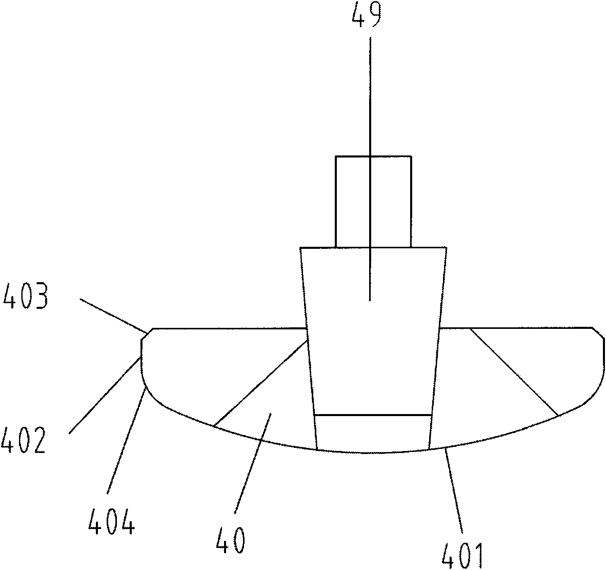 Closing tool for end socket of air cylinder