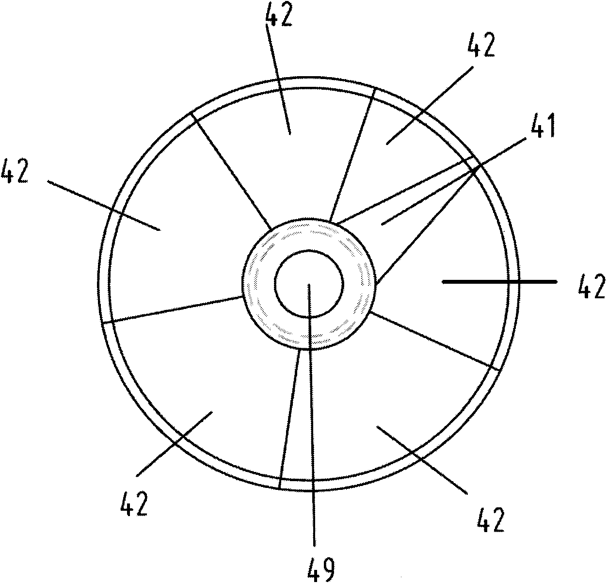 Closing tool for end socket of air cylinder